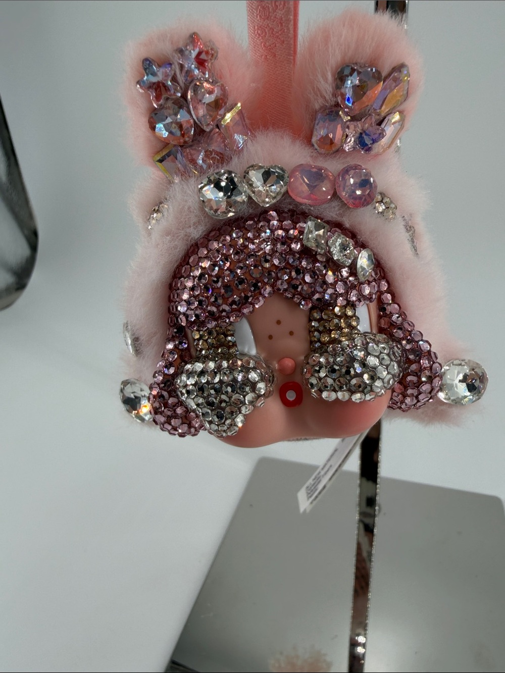 Authentic POP MART Crybaby Sea Bunny Cry me an Ocean OOAK Crystal Bag Charm NWT